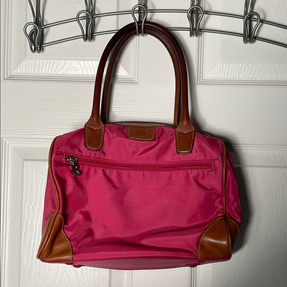 Bogner Nylon & leather shoulder handbag Y2K